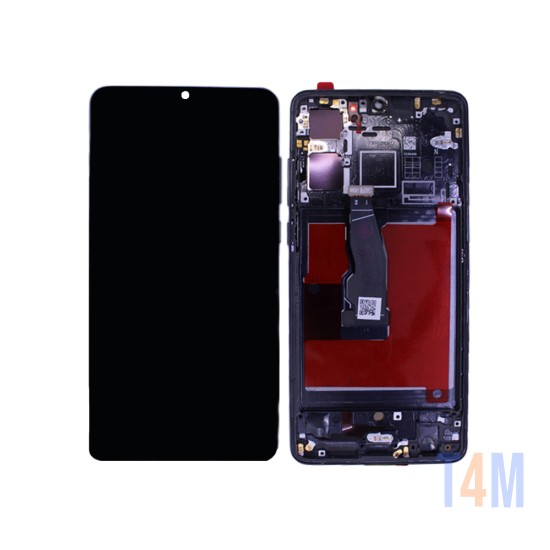 Touch+Display with Frame and Fingerprint Huawei P30 6.1" Black